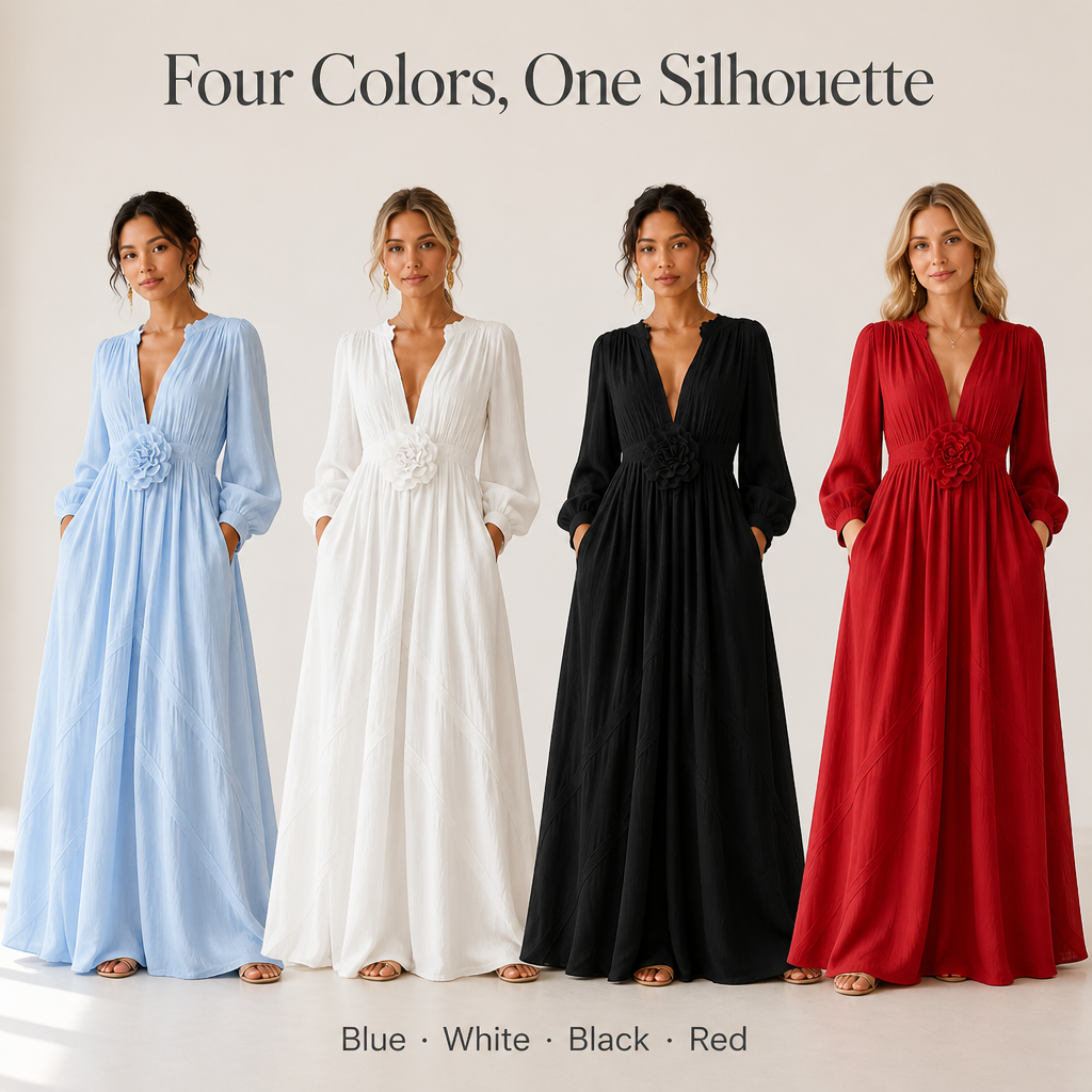 Florelle™ — Float From Garden Party to Dinner in One Pocketed Maxi