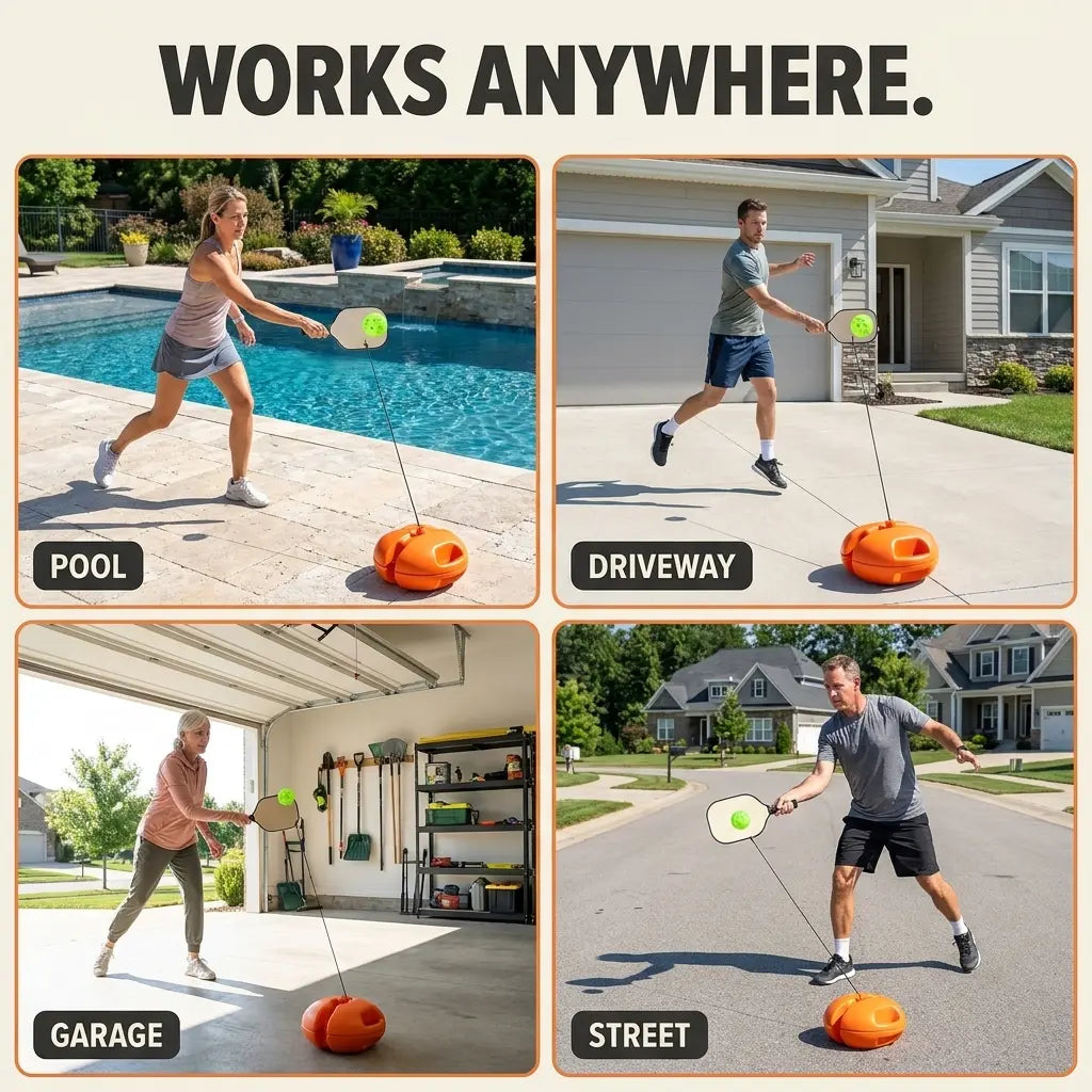 SoloRally Pickleball Rebound Trainer 2.0