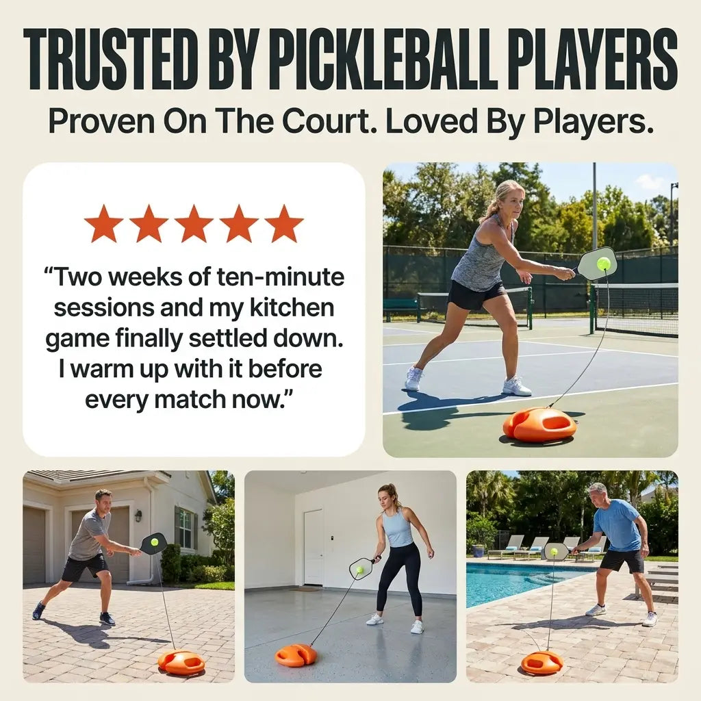 SoloRally Pickleball Rebound Trainer 2.0