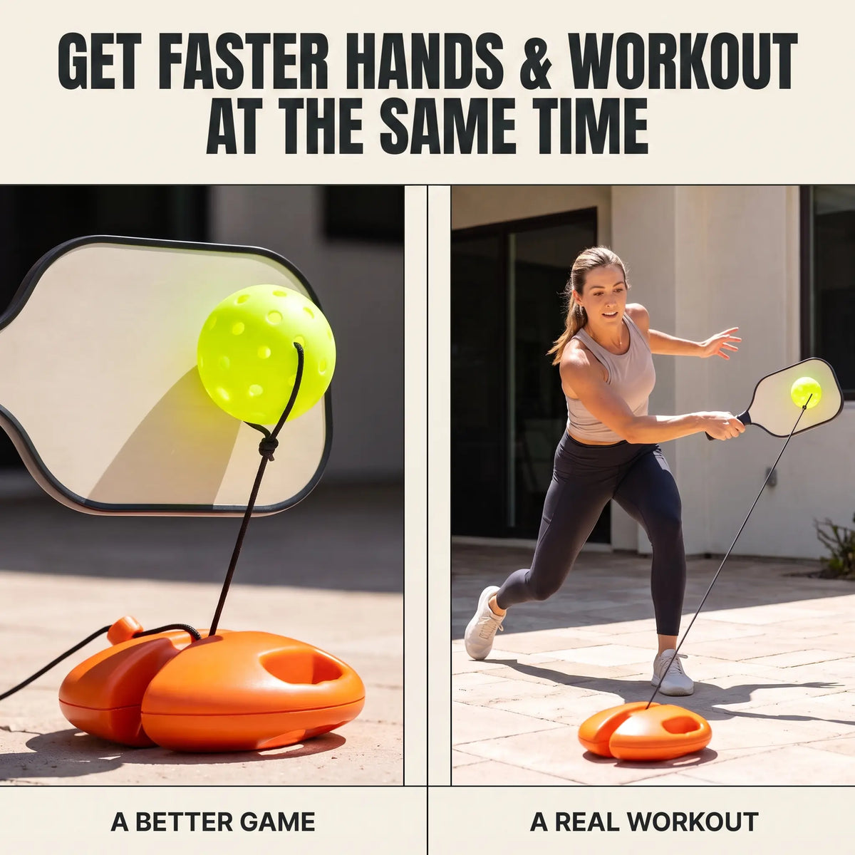 SoloRally Pickleball Rebound Trainer 2.0