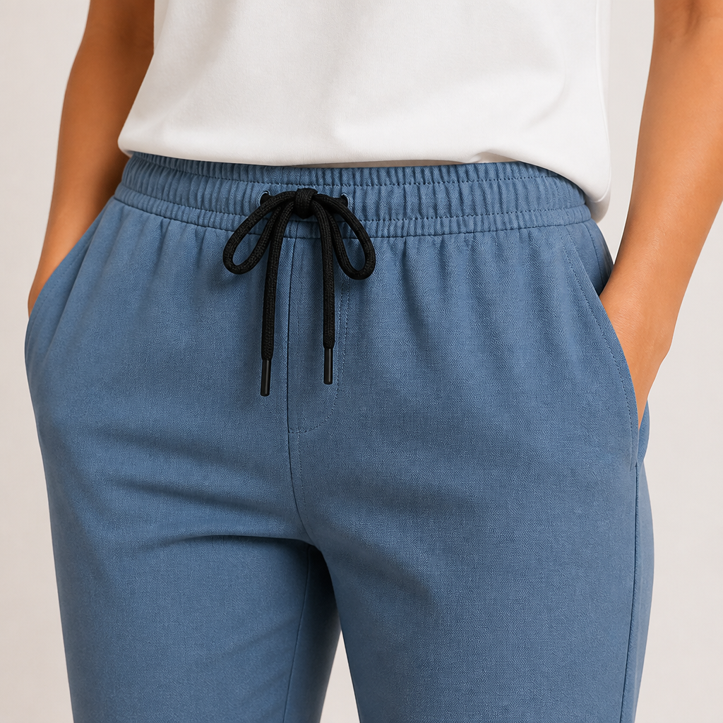 LumaEase™ – Tailored Jogger Suit Set with Drawstring Waist