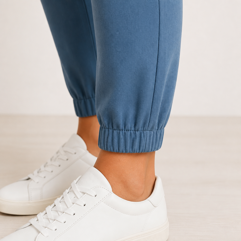 LumaEase™ – Tailored Jogger Suit Set with Drawstring Waist