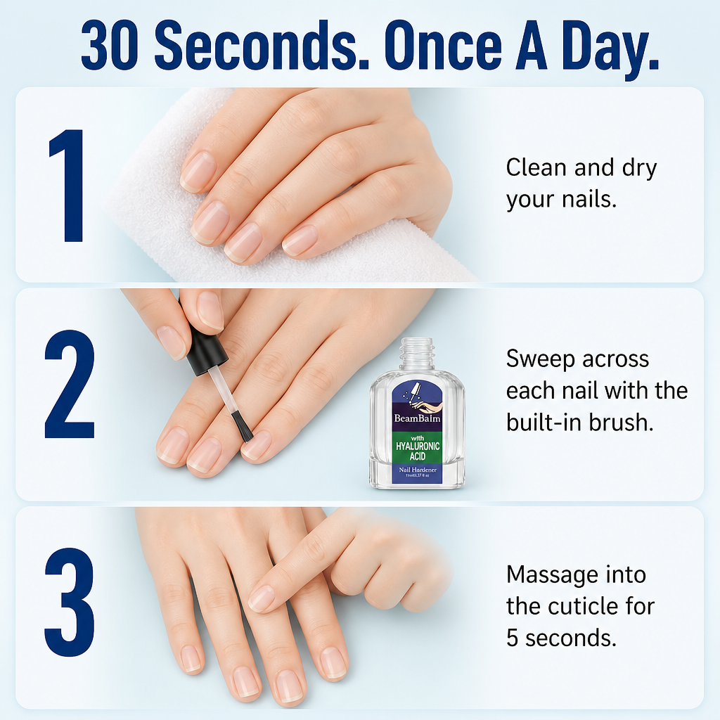 BeamBalm™ — Rebuild Brittle, Peeling Nails In 14 Days