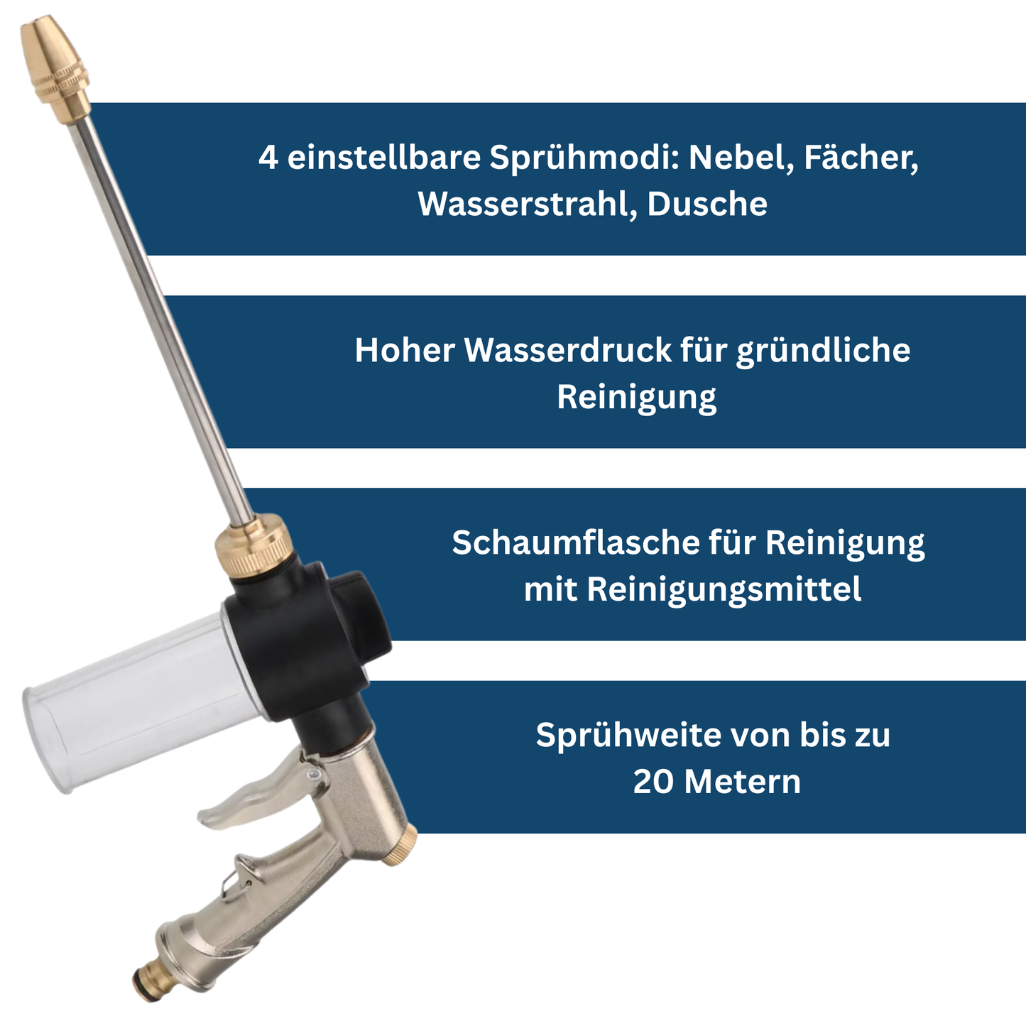 High Power Nozzle for Universal Home Pressure Washers