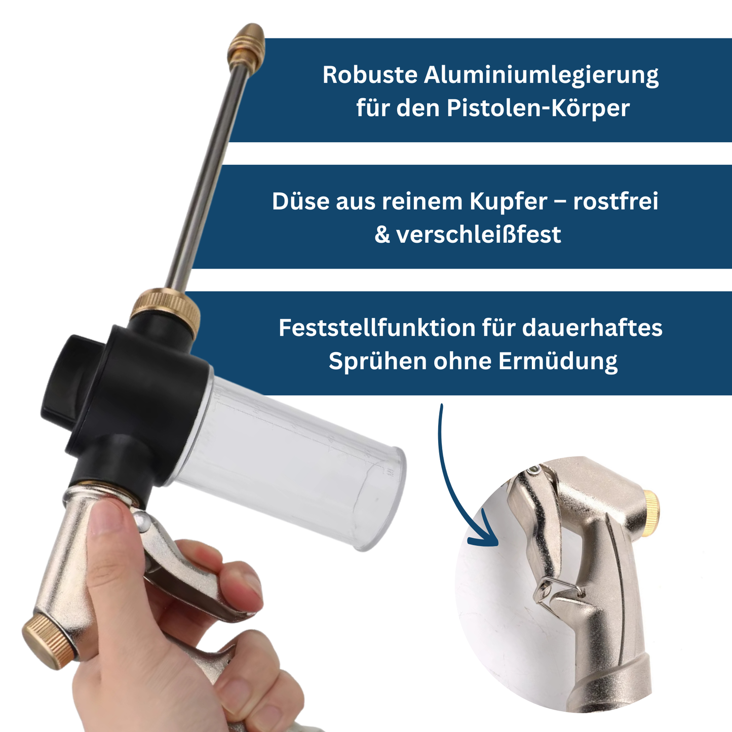 High Power Nozzle for Universal Home Pressure Washers