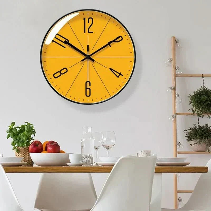 Minimalist Design Wall Clock for Quiet Environments
