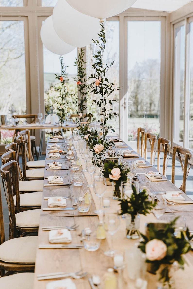 Clear 36" inch Big Giant Jumbo Balloons Vines | Greenery | Garland Perfect for Minimalist Rustic Wedding Celebrations - If you say i do