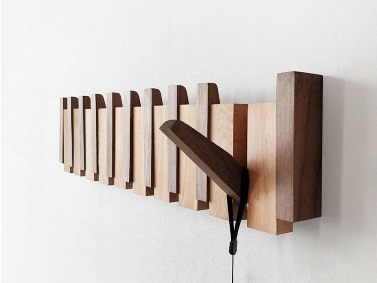 ChordRack - Wooden Wall Hook for Stylish Instrument & Gear Storage
