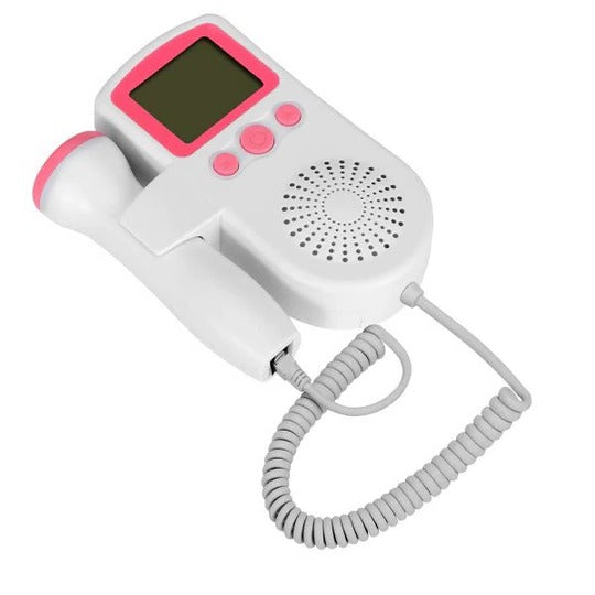 LCD Display Fetal Heart Rate Monitor Featuring Sound Detection