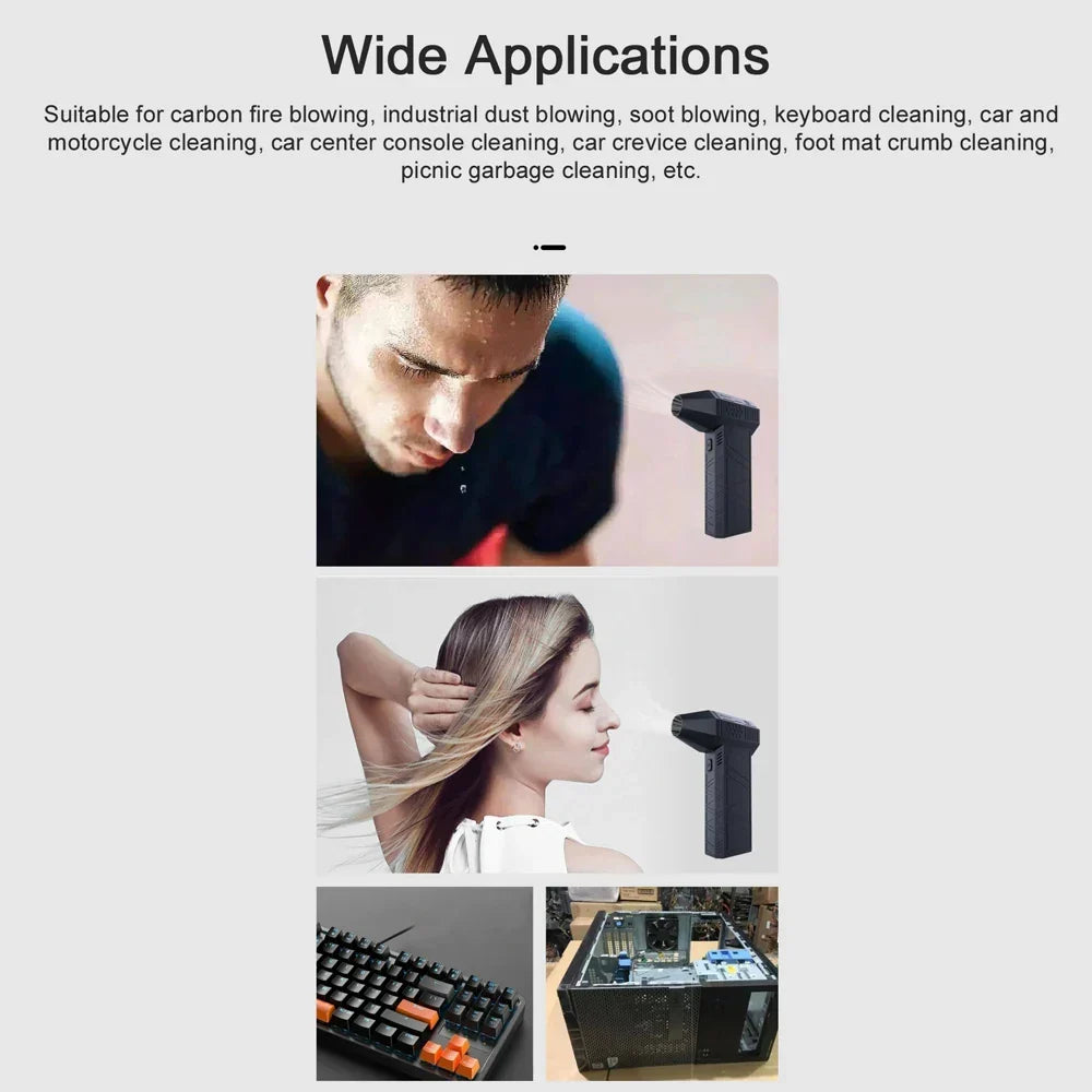 Turbonator Mini Power Blaster for Cleaning & Dusting