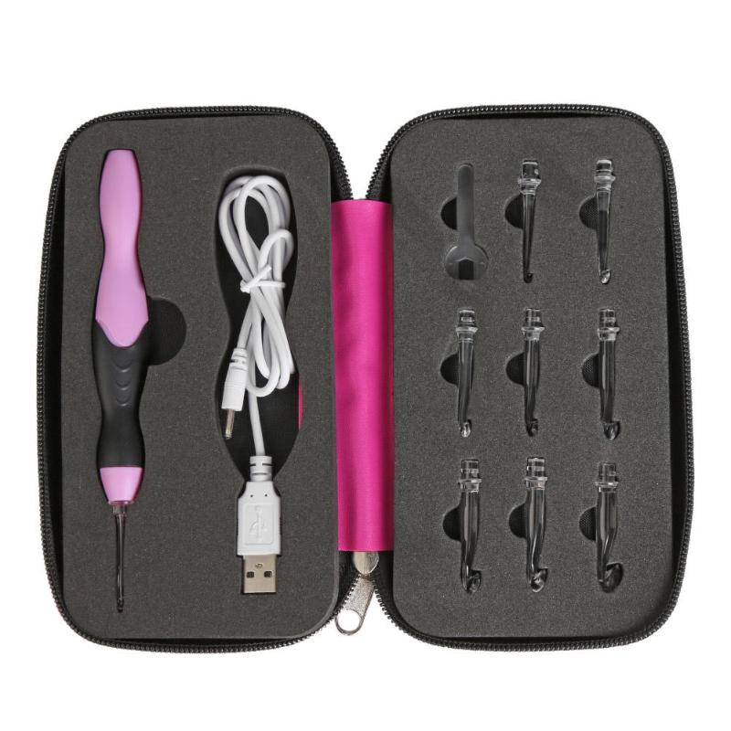 LED Crochet Hook with Ergonomic Handle – Glow Stitch Design
