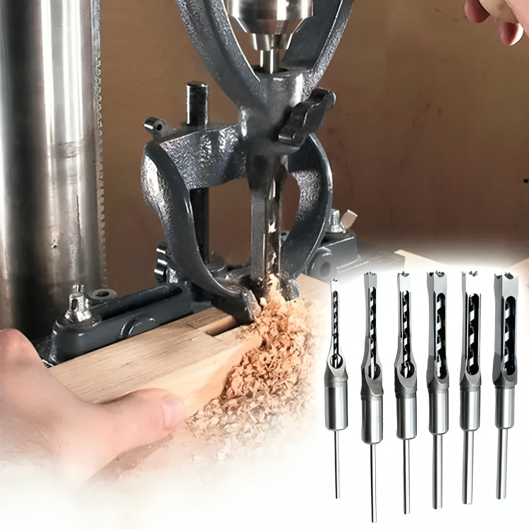 TrueEdge — Square Hole Drill Bit Set for Woodworking
