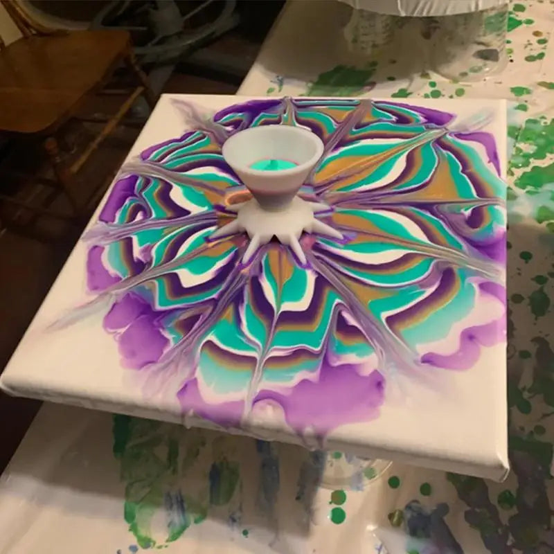 Fluid Art Bloom Tool for Acrylic Pour Painting