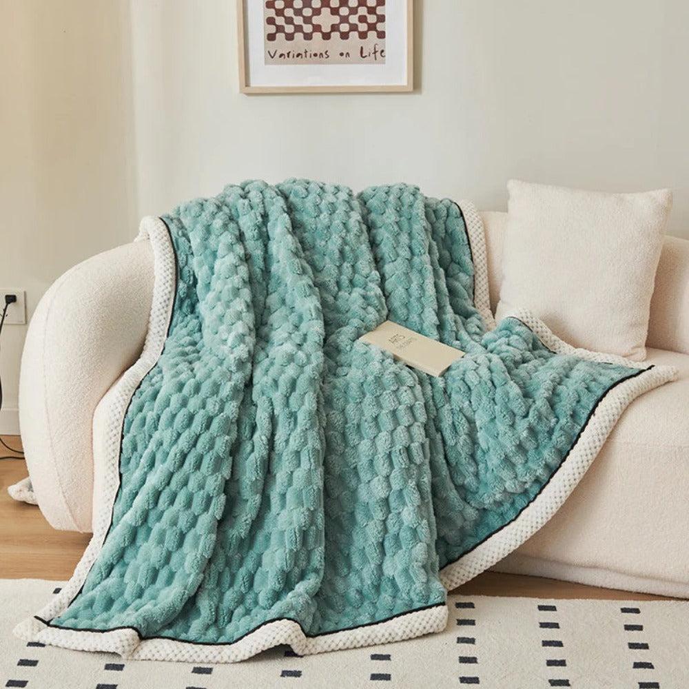 LuxeHaven - Sherpa Fleece Throw Blanket