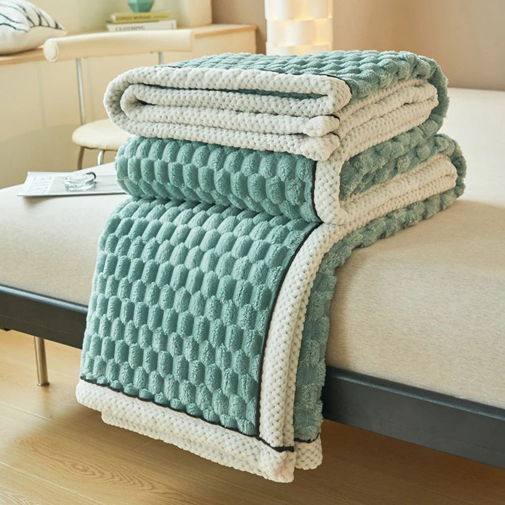 LuxeHaven - Sherpa Fleece Throw Blanket