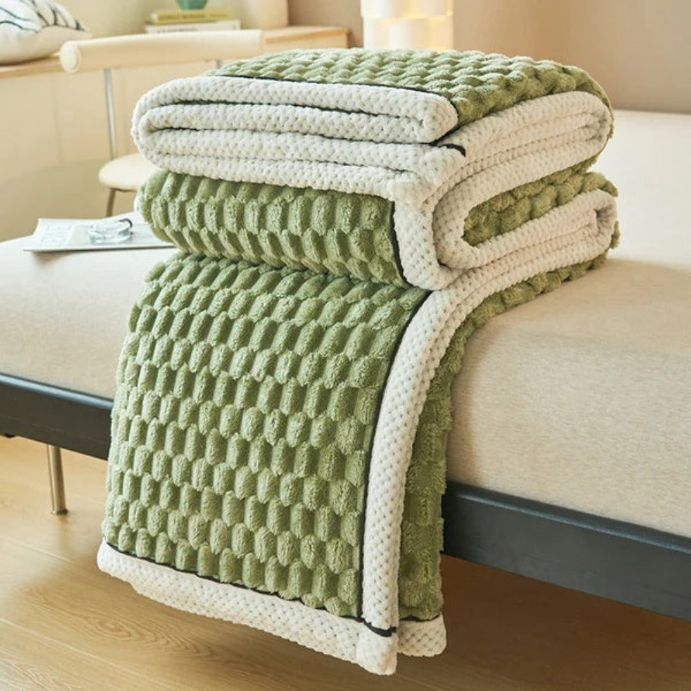 LuxeHaven - Sherpa Fleece Throw Blanket