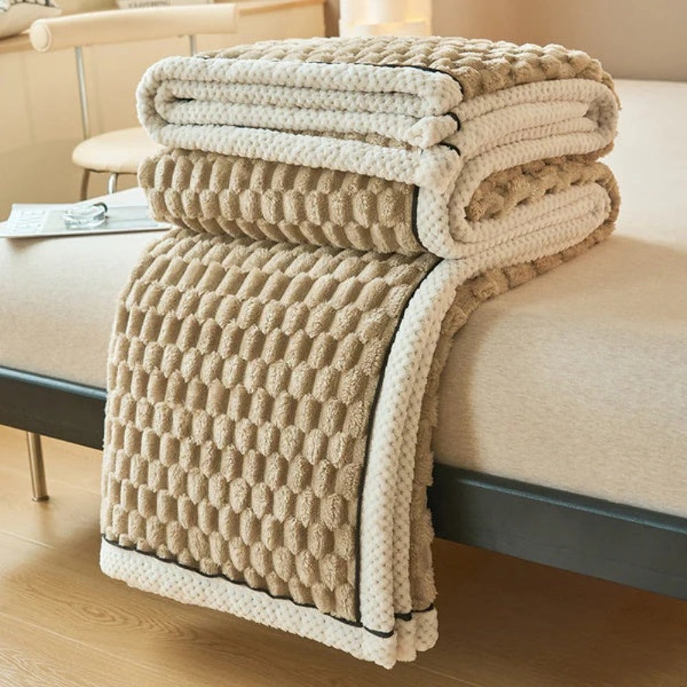 LuxeHaven - Sherpa Fleece Throw Blanket