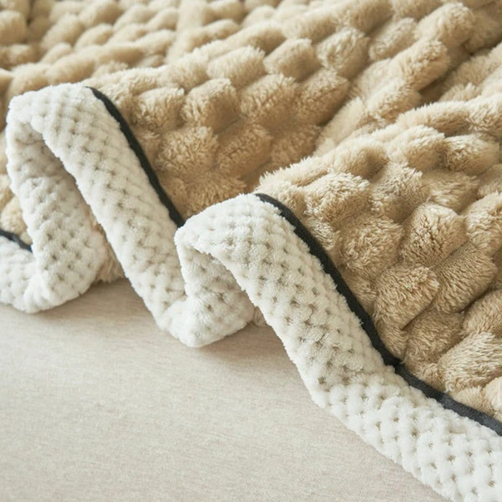 LuxeHaven - Sherpa Fleece Throw Blanket