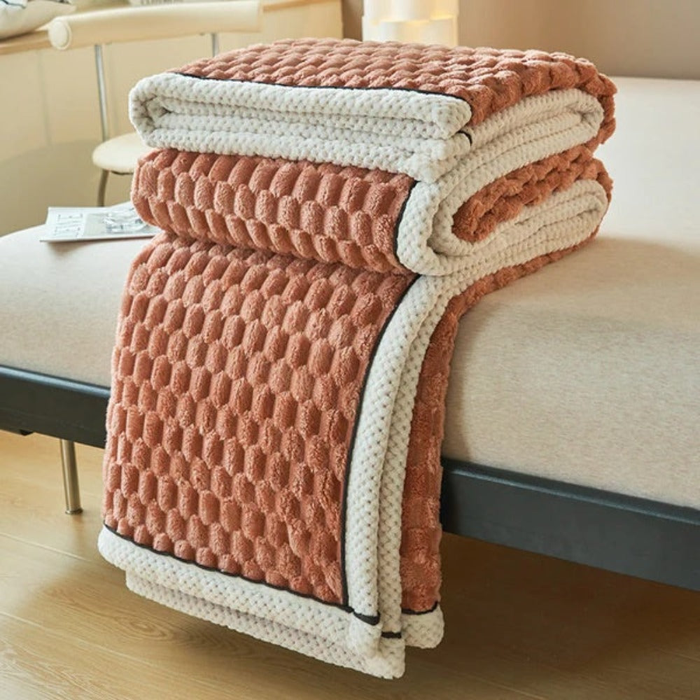 LuxeHaven - Sherpa Fleece Throw Blanket