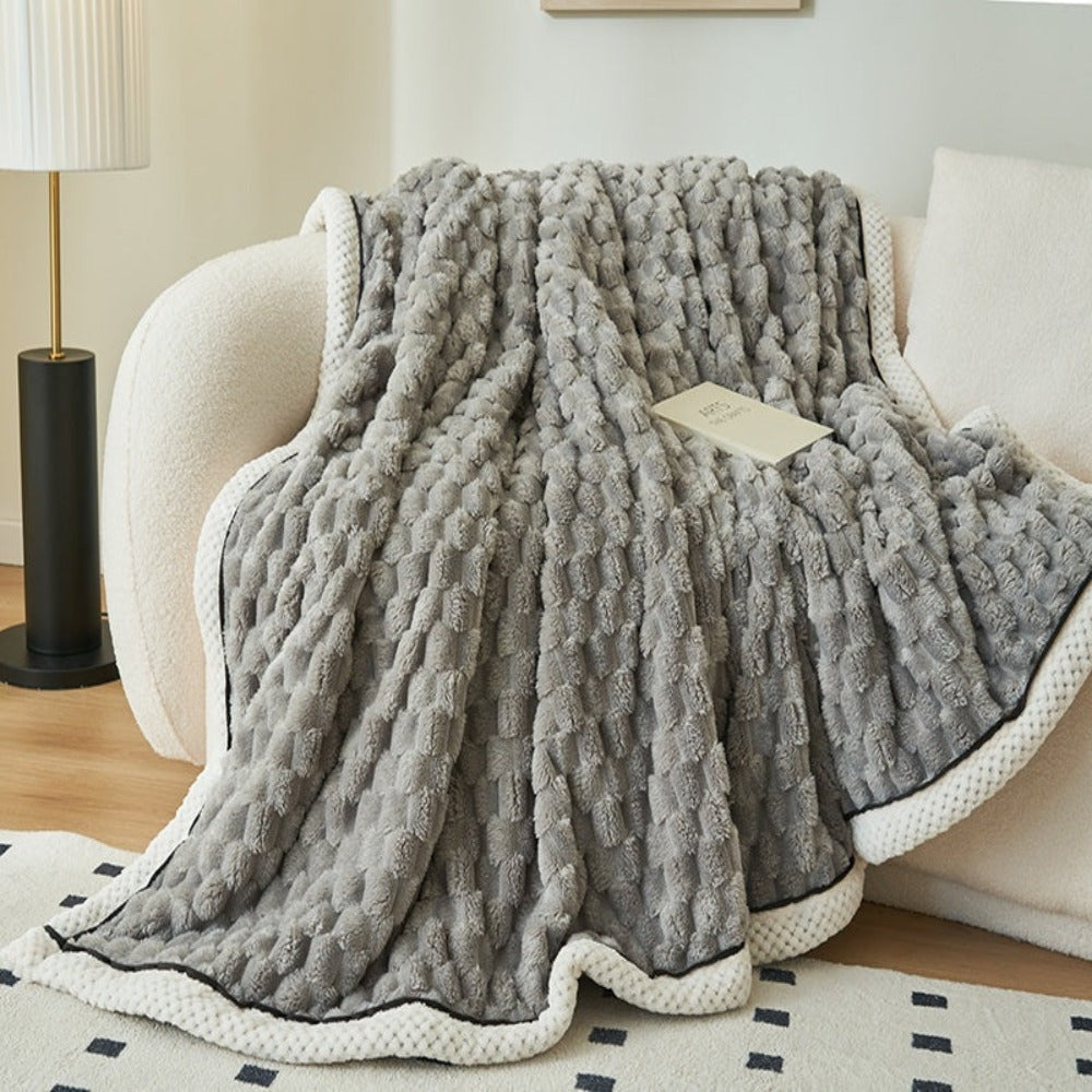 LuxeHaven - Sherpa Fleece Throw Blanket