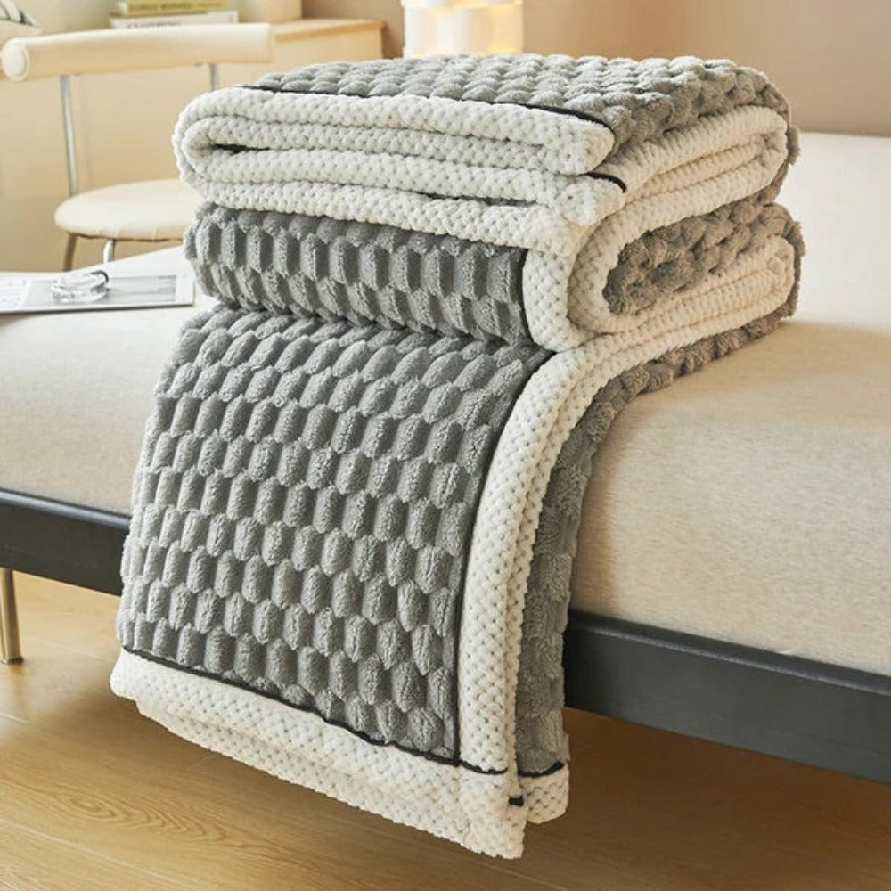LuxeHaven - Sherpa Fleece Throw Blanket
