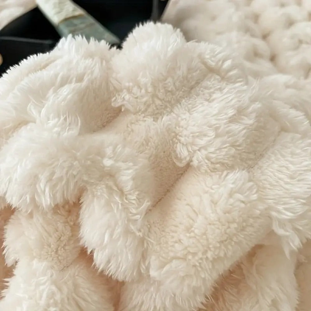 LuxeHaven - Sherpa Fleece Throw Blanket