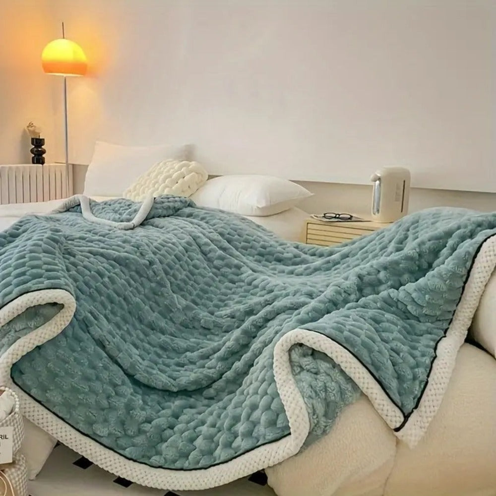 LuxeHaven - Sherpa Fleece Throw Blanket