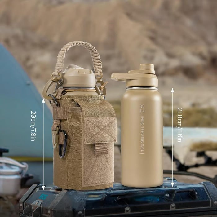 HydraCore 64oz Insulated Water Bottle with Straw Lid