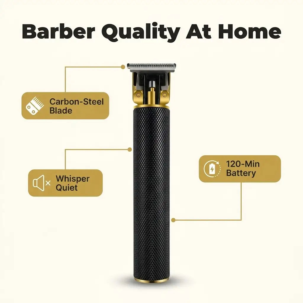 Cordless Beard Trimmer – Sharp Blades for Easy Styling