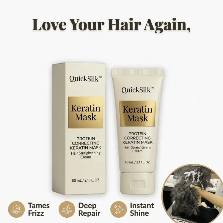 QuickSilk - Keratin Hair Mask for Instant Shine