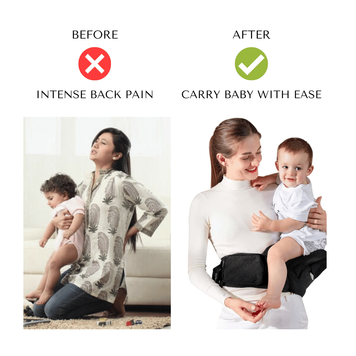 Jansen Baby Hip Seat Carrier -  60% Off TODAY - Skaldo & Malin