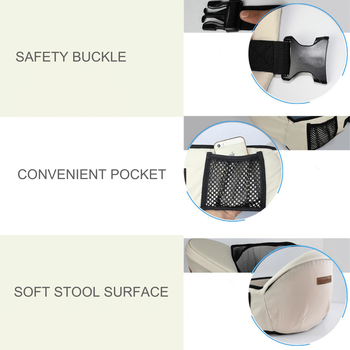Jansen Baby Hip Seat Carrier - Skaldo & Malin