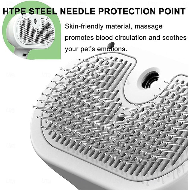 Gentle Pet Grooming Brush for Cats and Dogs