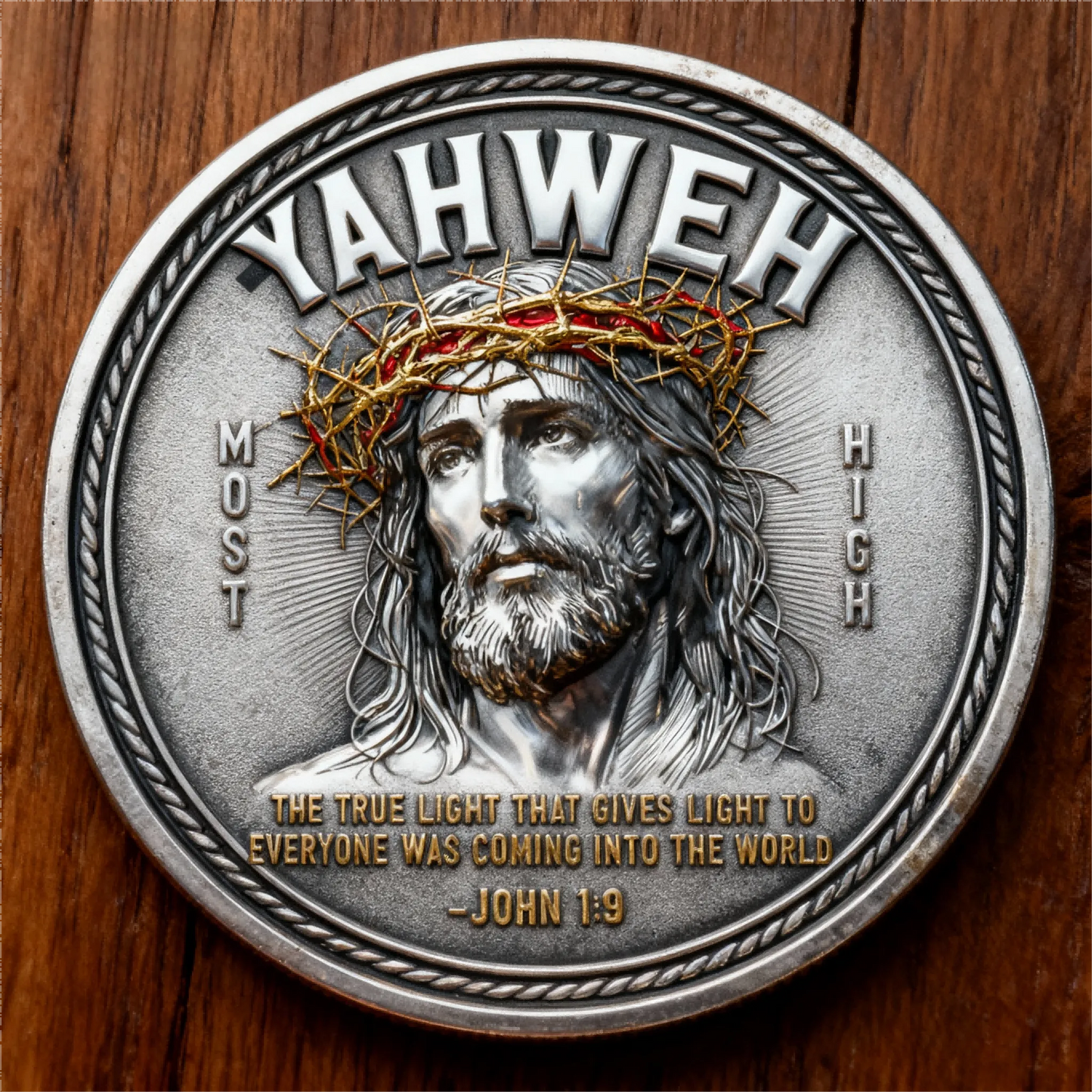Yahweh – “The True Light” Faith Commemorative Coin