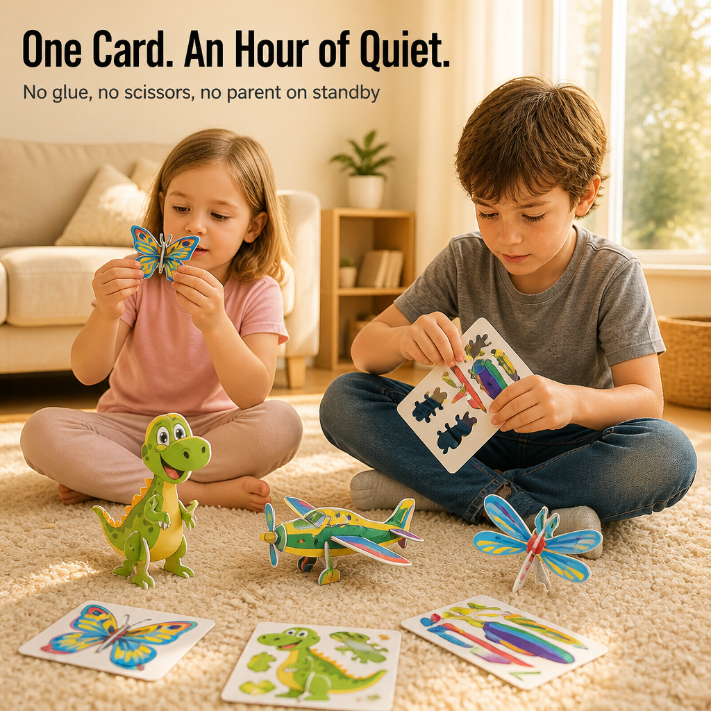 DreamBuild™ — Pop, Snap & Build 3D Cartoon Worlds Without Glue or Mess