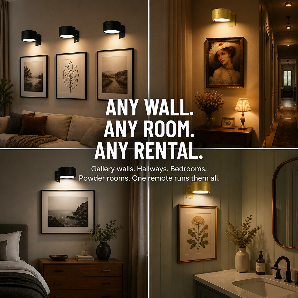 LumaMuse™ — Light Any Wall Art Like a Gallery in 30 Seconds Flat