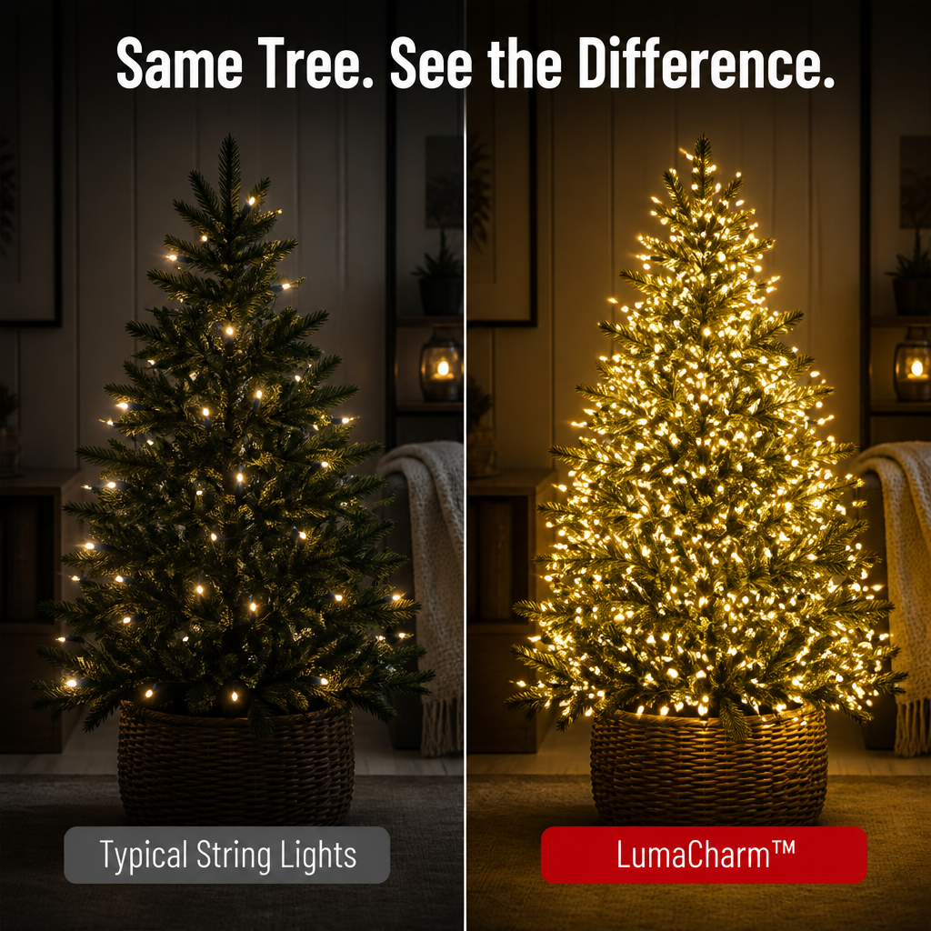 LumaCharm™ — Pack Your Tree With Dense Warm Glow That Survives Every Winter