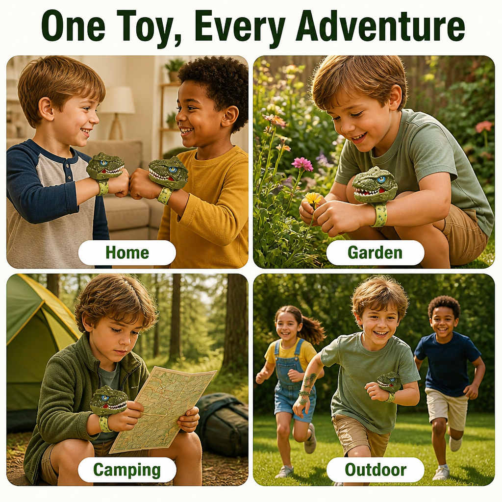 GlideComm™ — Strap On a Dino & Talk Hands-Free Across the Yard | 2-Pack