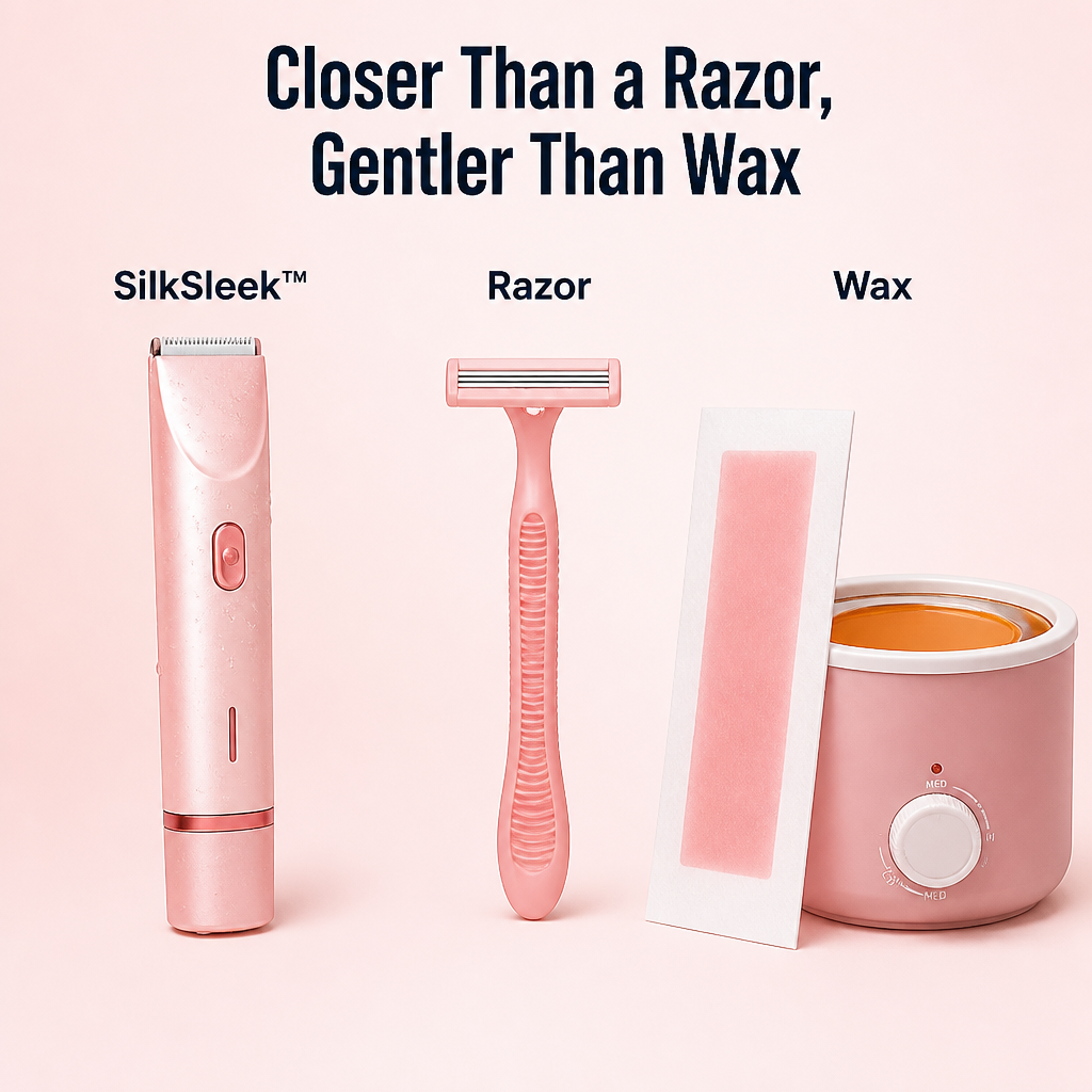 SilkSleek — Shave Strawberry Legs & Razor Bumps Smooth, Anywhere, in Minutes
