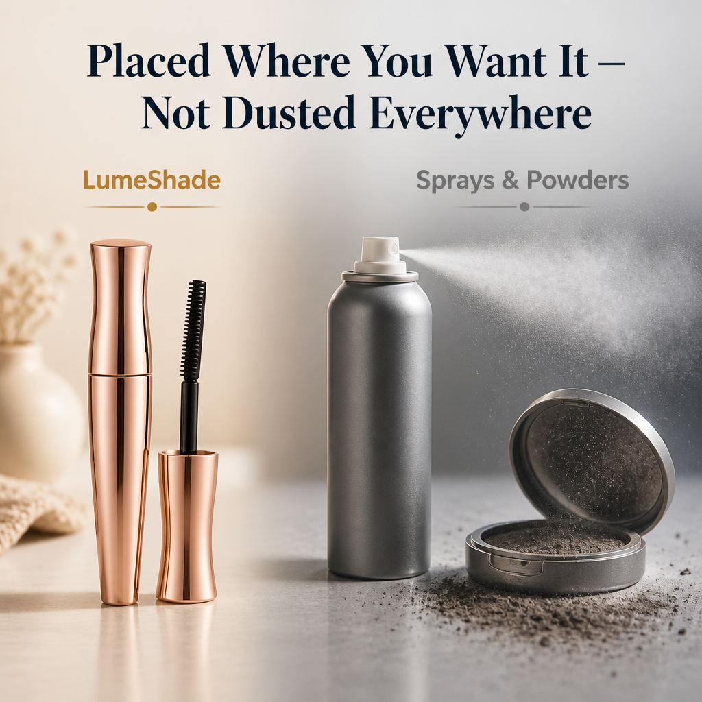 LumeShade™ — Cover Gray Roots in 10 Seconds Between Salon Visits