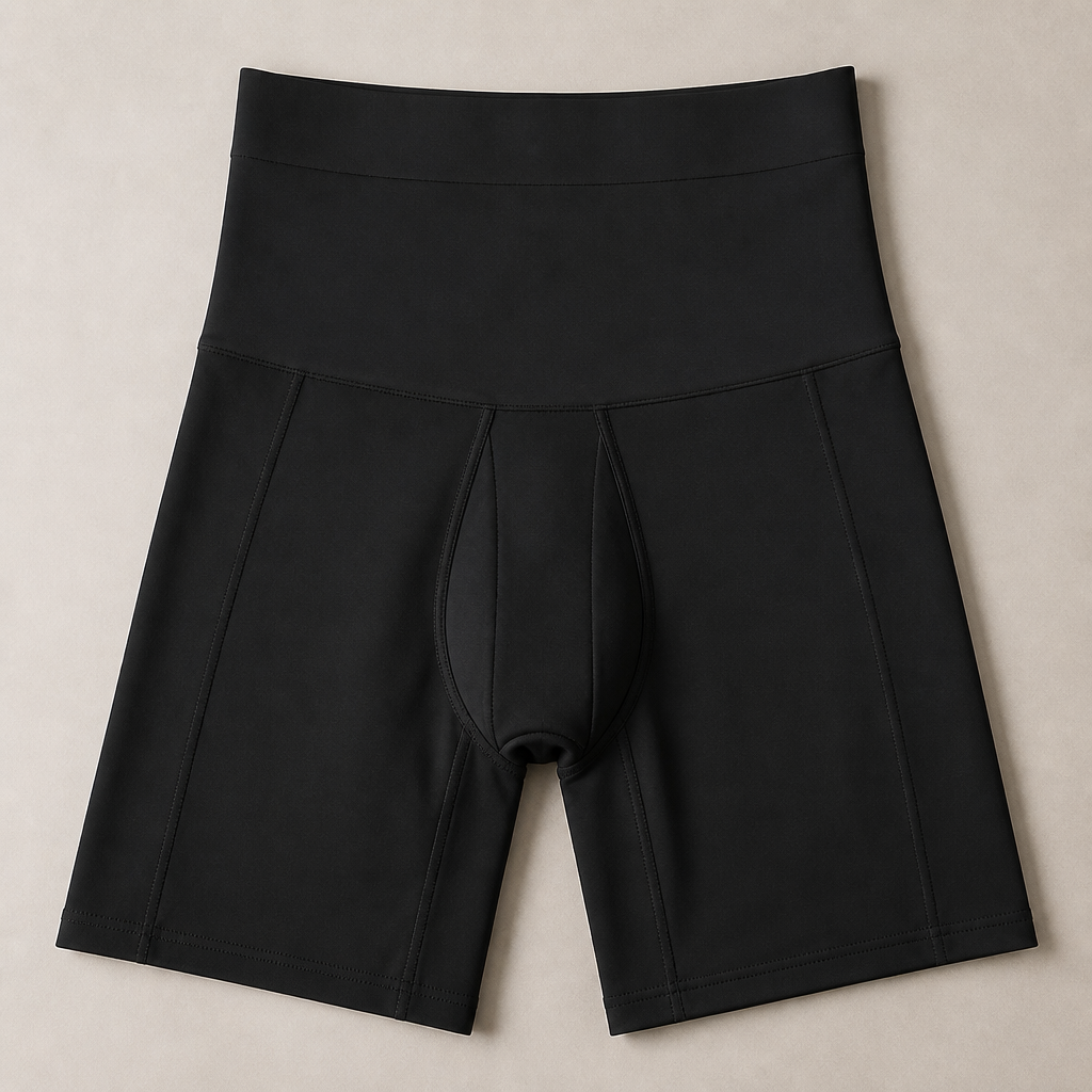 CoreForm™ – High-Waist Tummy-Control Compression Shaper Shorts for Men