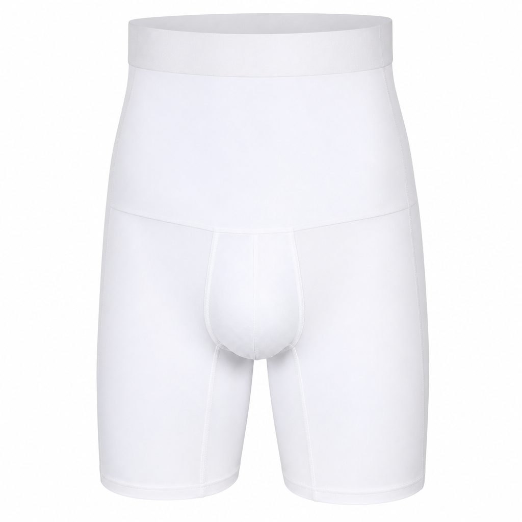 CoreForm™ – High-Waist Tummy-Control Compression Shaper Shorts for Men