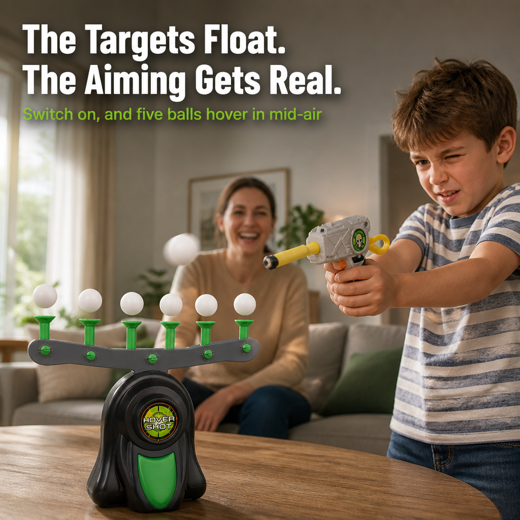 HoverBlast™ — Knock Floating Balls Out of the Air & Pull Kids Off Their Screens