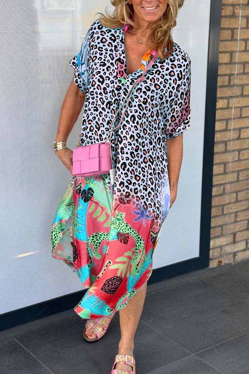 Kaitlyn™ Summer Leopard Dress
