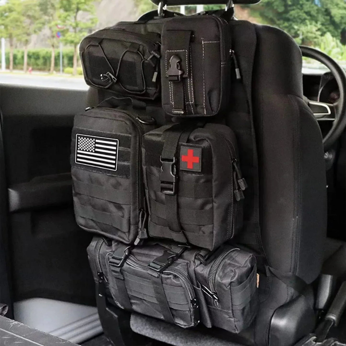 Molle Organizer Bag for Vehicle Backseat – Tactical Storage Solution