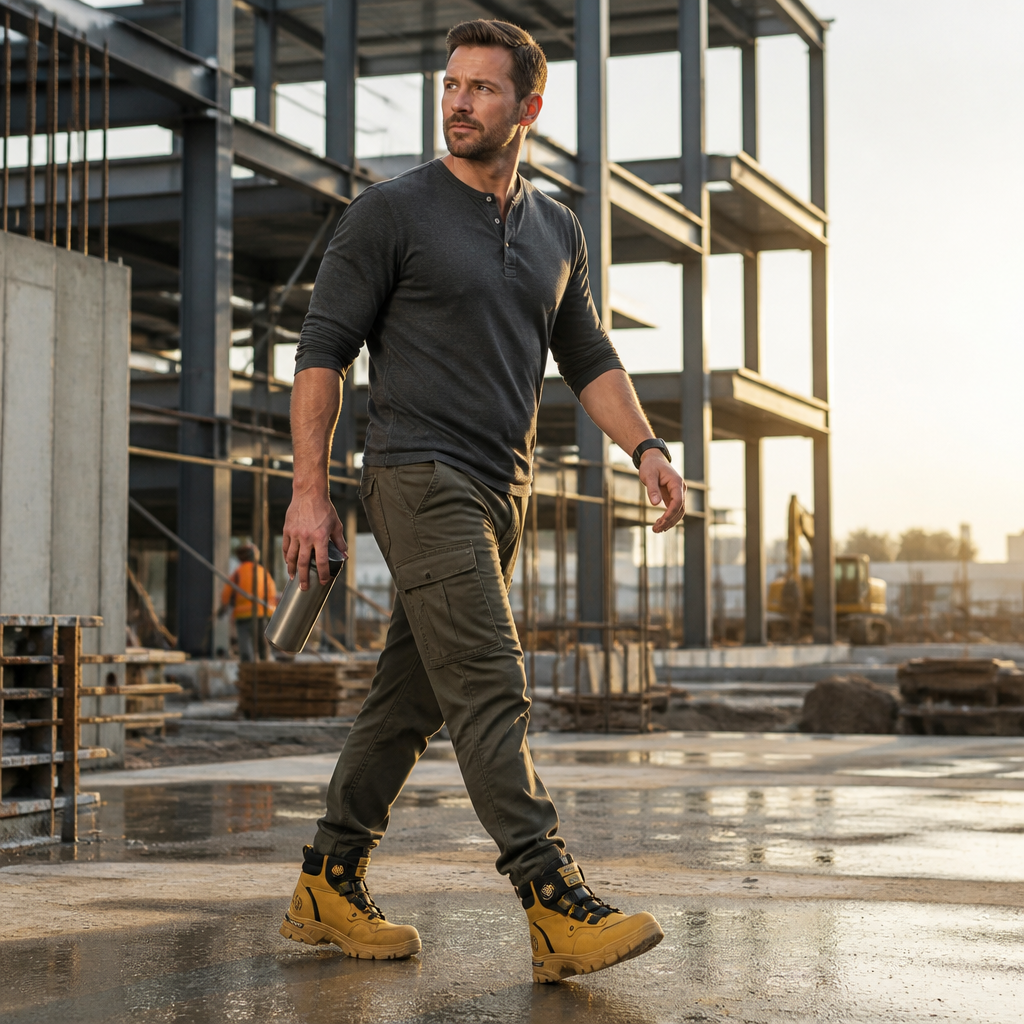 GlideStrider™ – Versatile High-Top Boots with BOA Dial Lacing