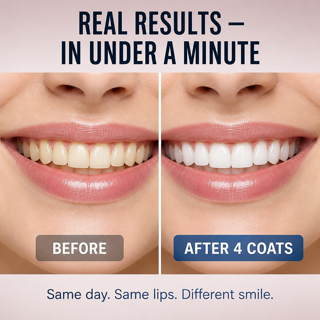 LuminaShine™ — Paint Whiter Teeth On in Seconds, No Peroxide, No Sensitivity