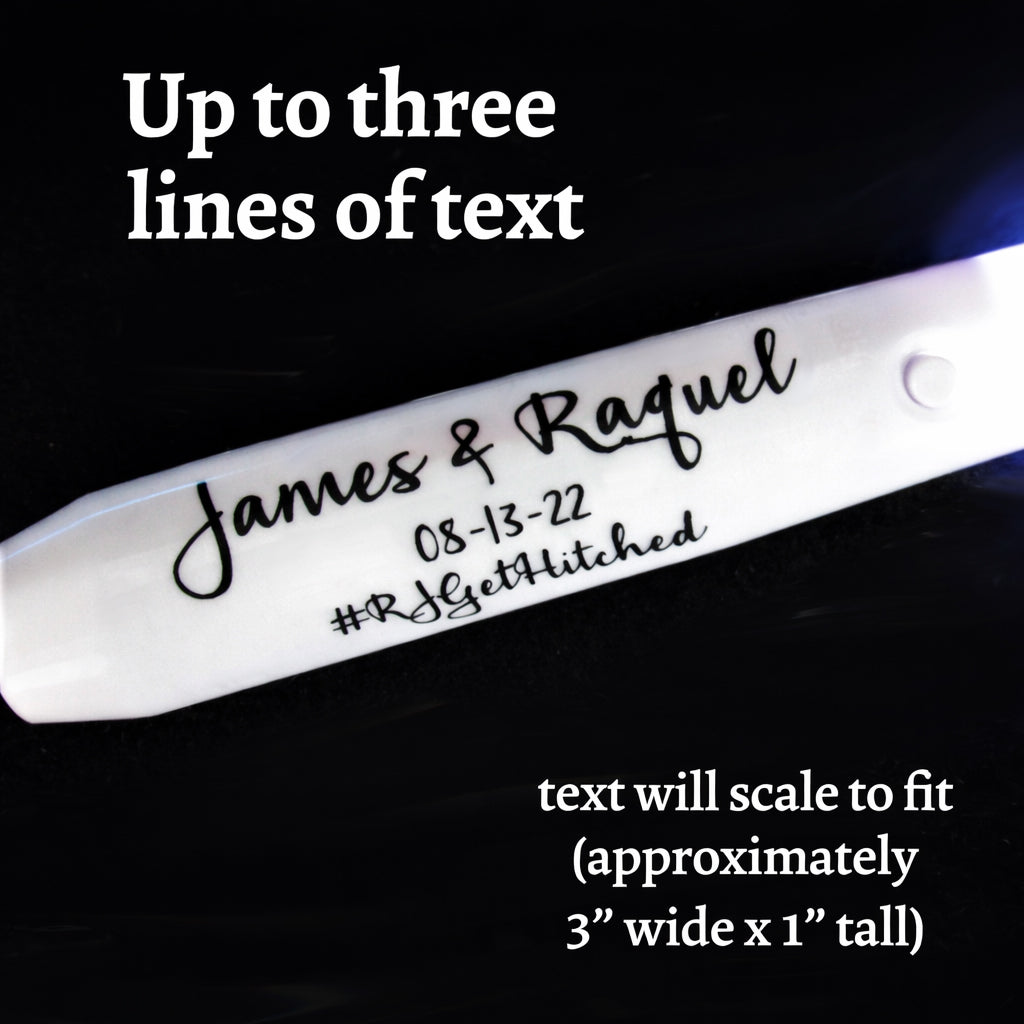 Lighted Fiber Optic Wands for Wedding Send off ideas for Your Wedding Exit