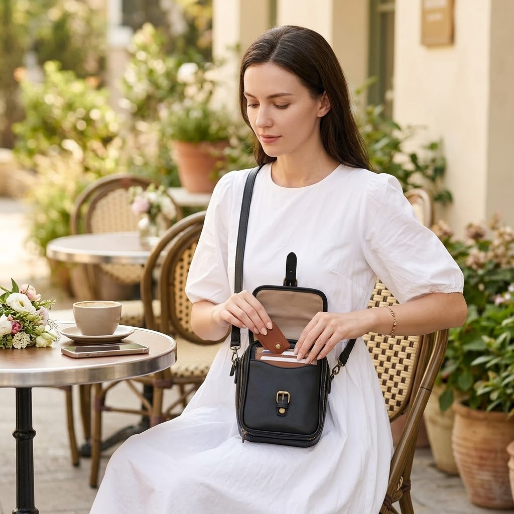 Carryn™ – Organized Crossbody Bag with Card Slots