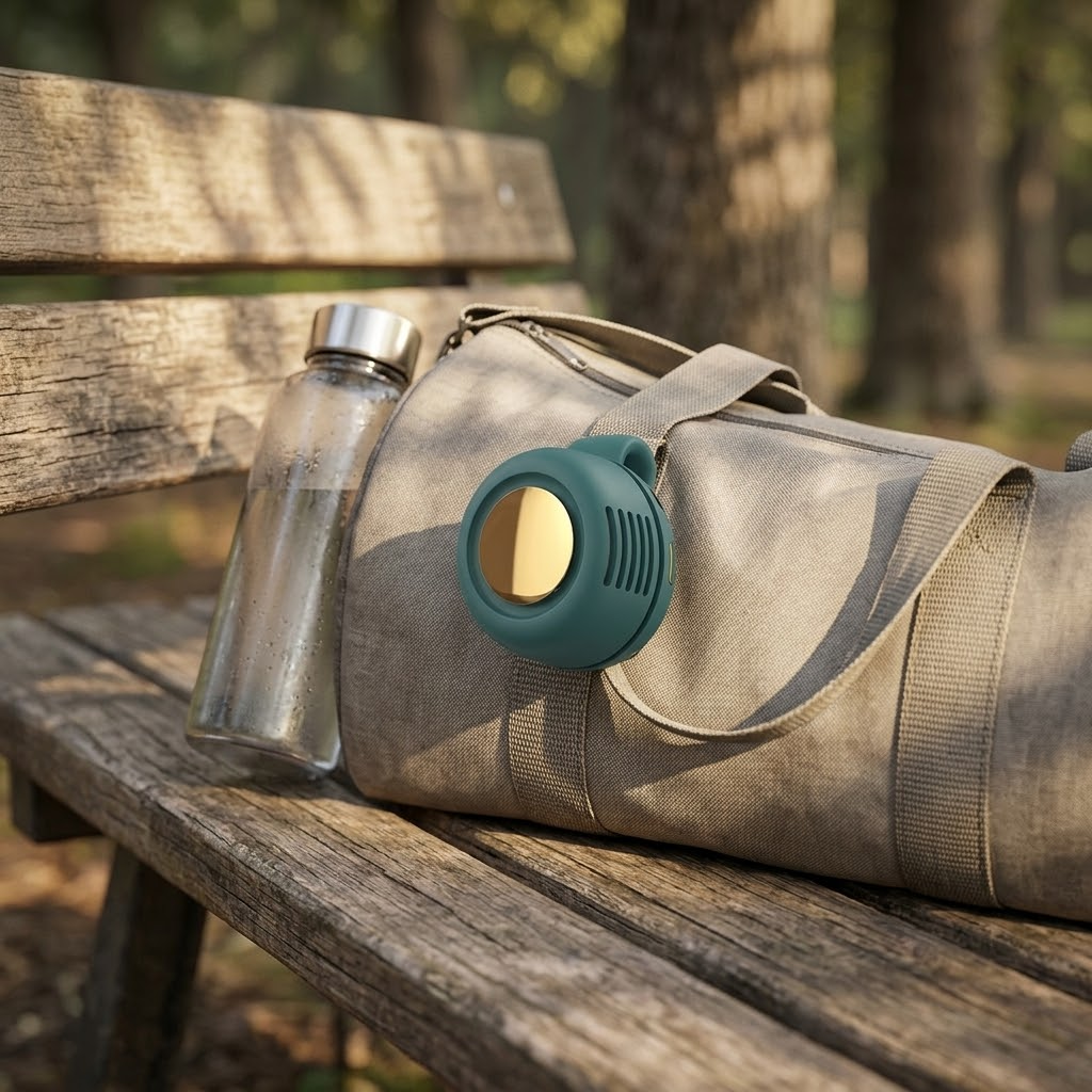 Breezly™ – Hands-Free Clip-On Cooling Fan